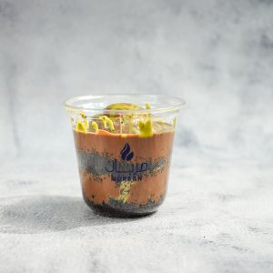 Pistachio kunafa chocolate pudding