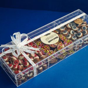 Graduation Rectangle Acrylic Tray With Lid Mix Berries (L)