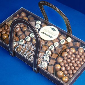 Graduation Rectangle Leather Tray With Lid (S)