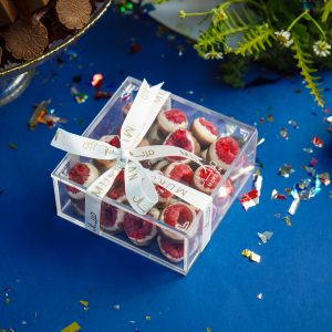 Acrylic Box With Lid (ٌRaspberry)