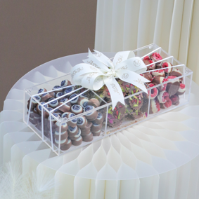 Rectangle Acrylic Tray With Lid (S)